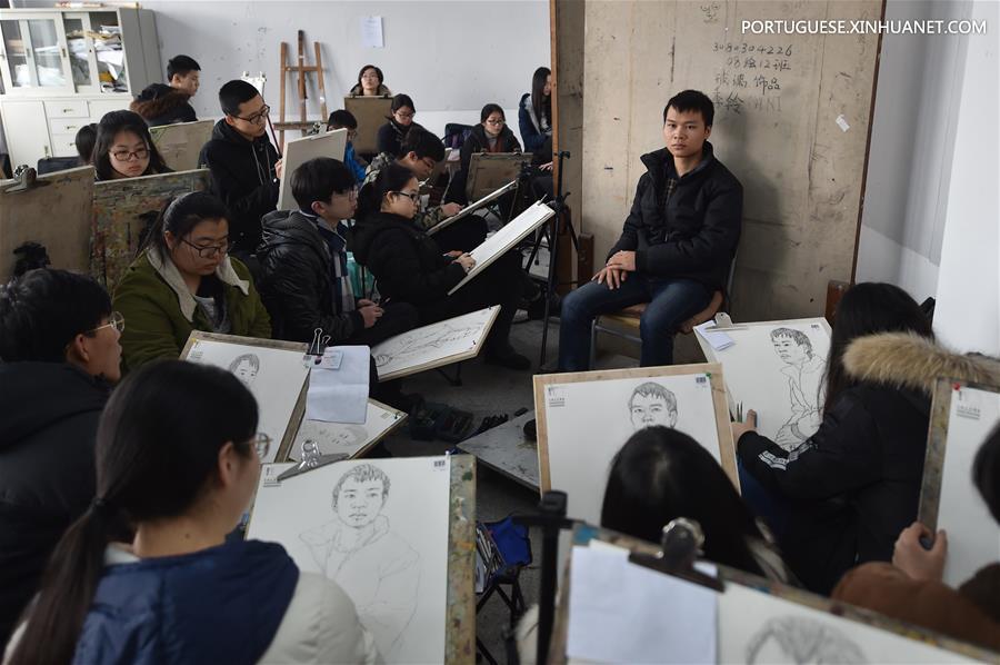 65.000 candidatos participam de quatro dias de testes para ingressar na Academia de Arte da China