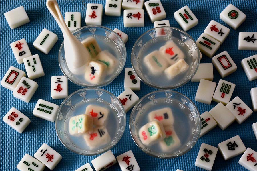Tangyuan e mahjong: diversão e iguarias dão o nó