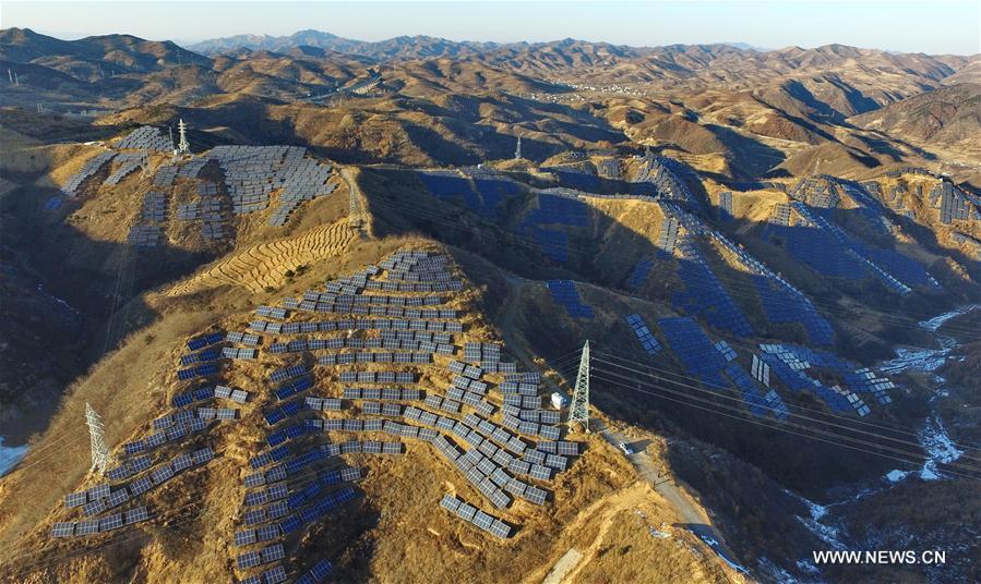 Central solar fotovoltaica Gehetou no norte da China