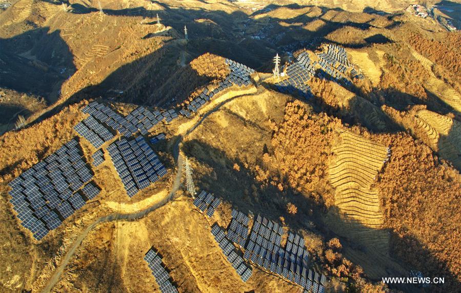 Central solar fotovoltaica Gehetou no norte da China