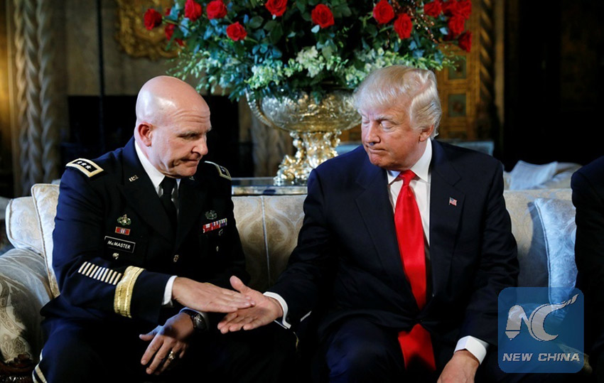 Presidente Trump anuncia General Herbert McMaster como novo conselheiro de segurança nacional