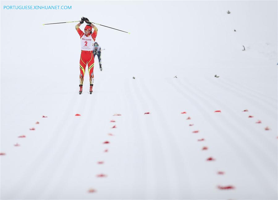 Man Dandan ganha a primeira medalha de ouro da China nos Jogos Asiáticos de Inverno