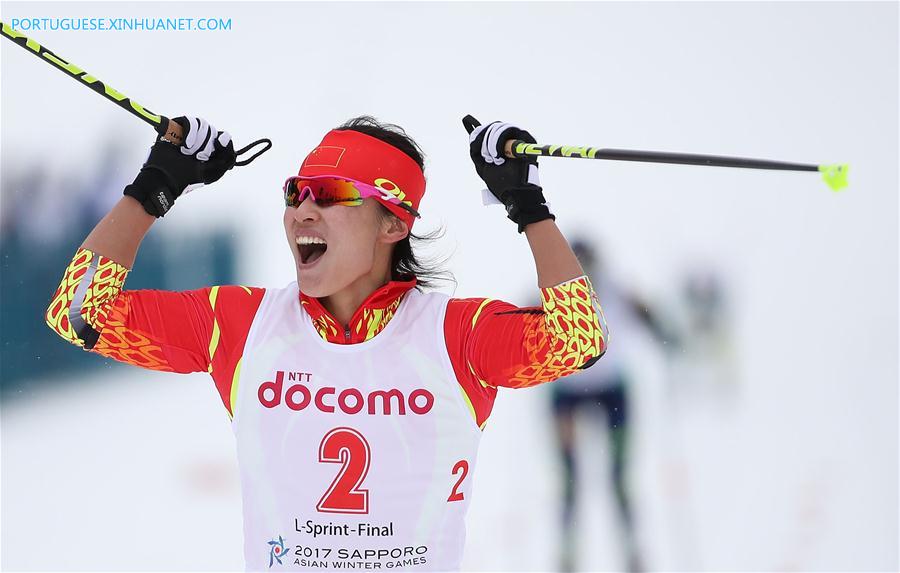 Man Dandan ganha a primeira medalha de ouro da China nos Jogos Asiáticos de Inverno
