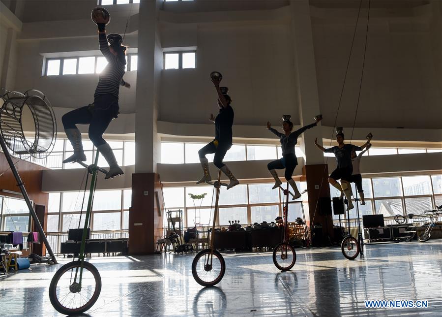 Trupe acrobática chinesa bate recorde do Guinness
