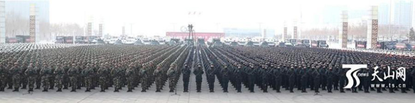 100 Mil policiais armados organizados para combate ao terrorismo em Xinjiang