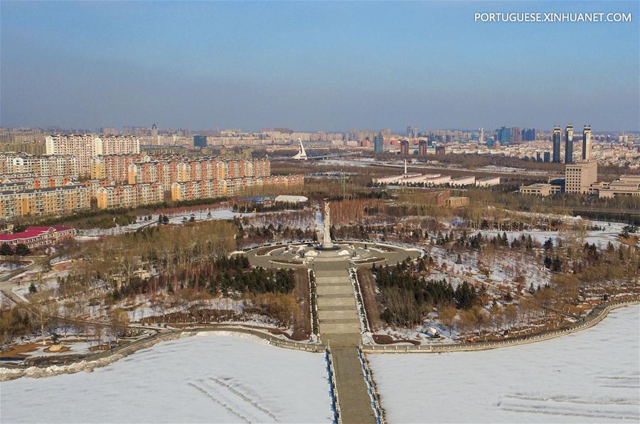 Em imagens: Parque Mundial de Esculturas em Jilin