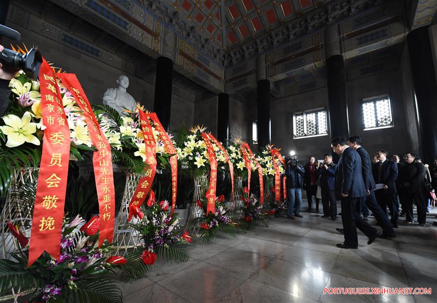 Sun Yat-sen é lembrado no 92º aniversário de sua morte