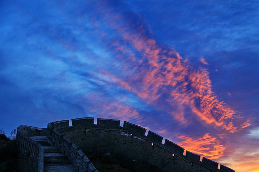 Paisagem da Grande Muralha em Jinshanling