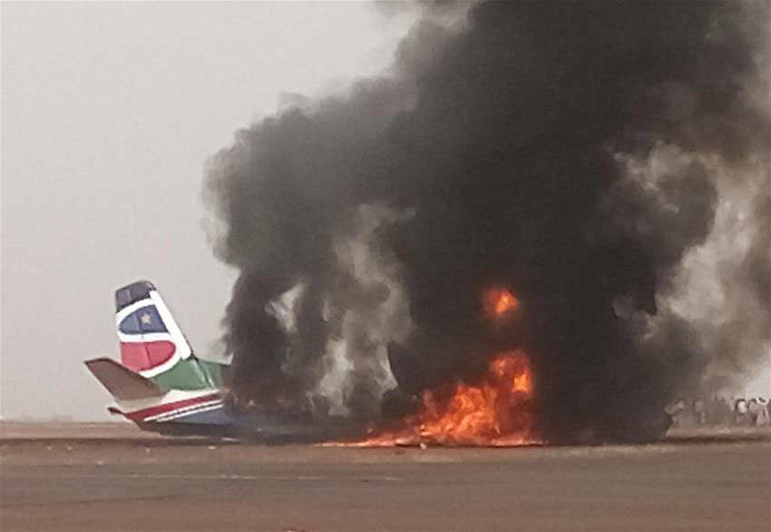 Acidente de avião no Sudão do Sul sem vítimas mortais