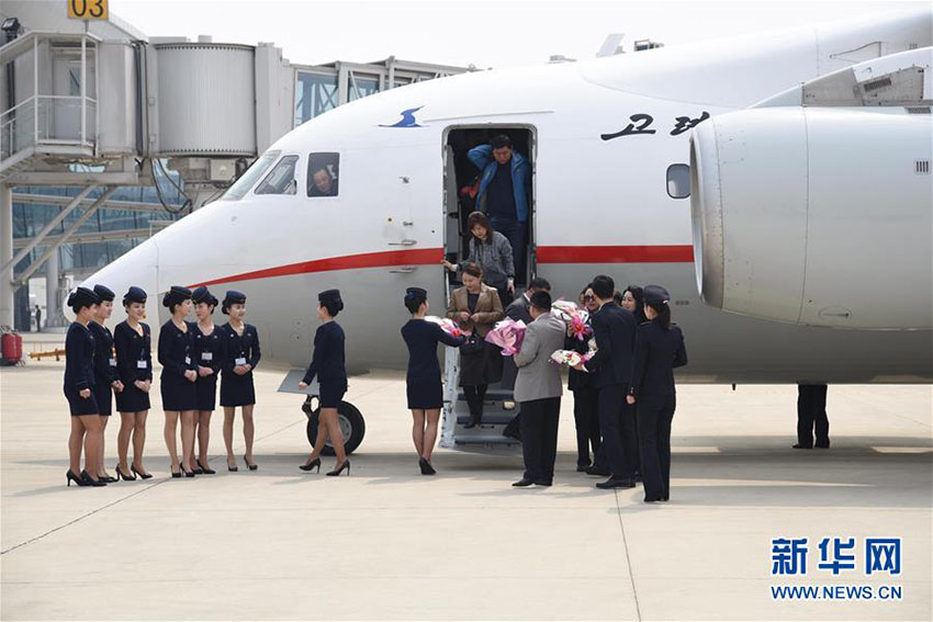 Novo voo fretado internacional entre RPDC e China é inaugurado