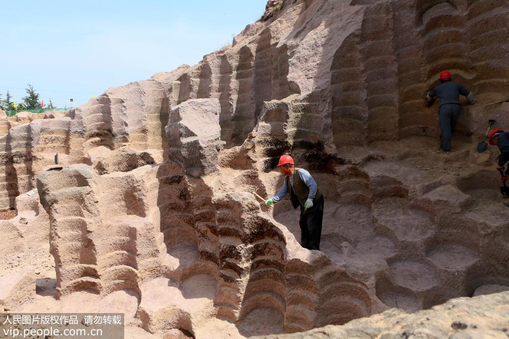 Fossos de moinhos de pedra com 600 anos encontrados em Shandong