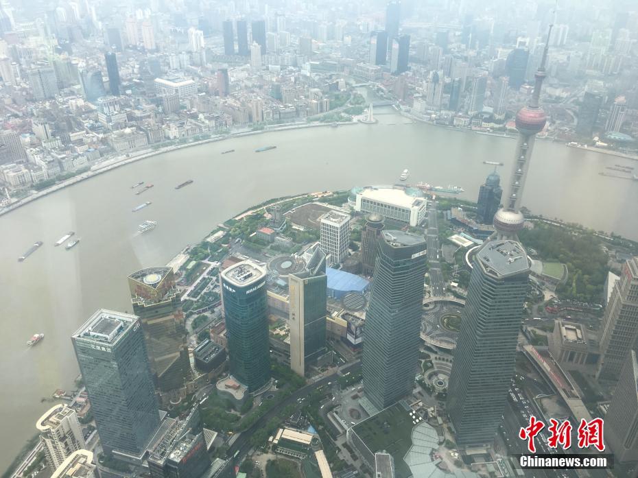Observatório da Torre de Shanghai oficialmente aberto ao público
