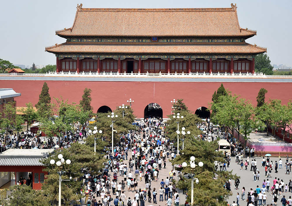China totaliza descolação de 134 milhões de turistas no feriado do Dia dos Trabalhadores