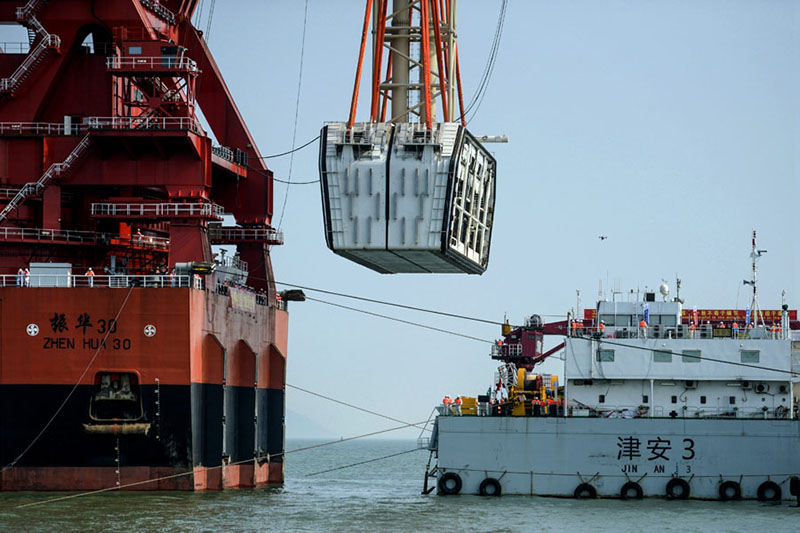 Construção da Ponte Hong Kong-Zhuhai-Macau entra em fase de conclusão