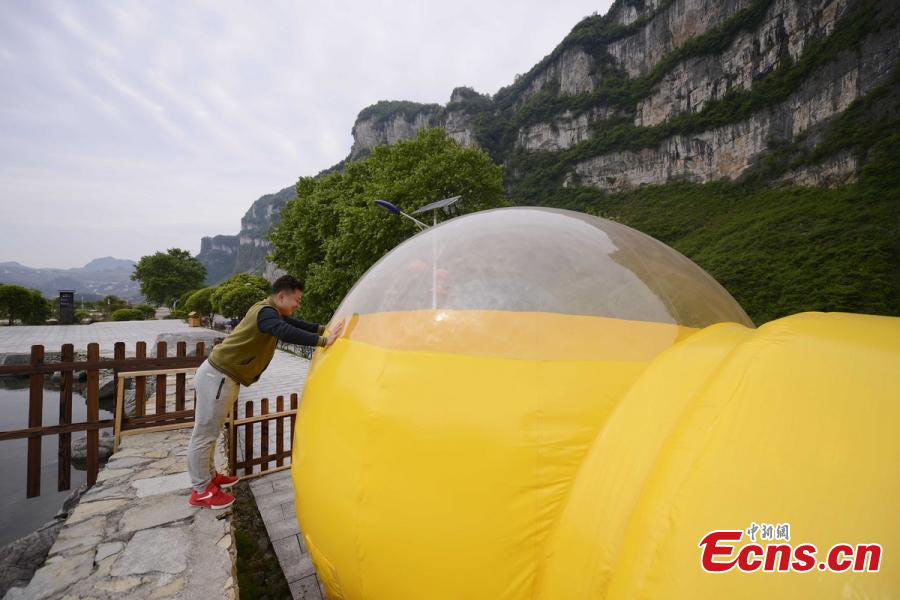 Dormir sob o brilho das estrelas: China adere a novo conceito de hotel