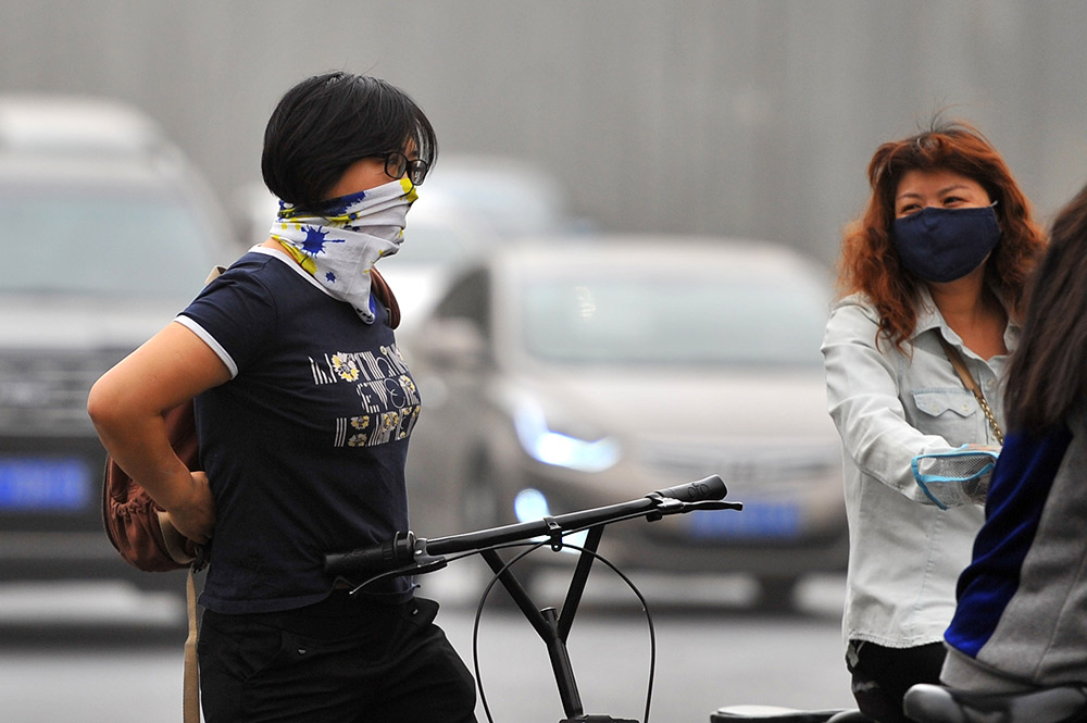 Beijing emite alerta azul para tempestade de areia