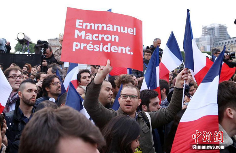 Macron é eleito presidente da França