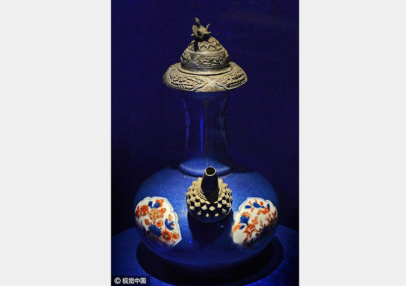 Exibição de objetos veiculados na Antiga Rota Marítima da Seda é realizada na Cidade Proibida