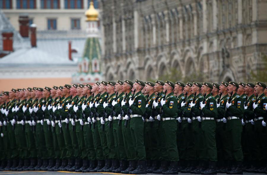 Rússia realiza parada em celebração do Dia da Vitória