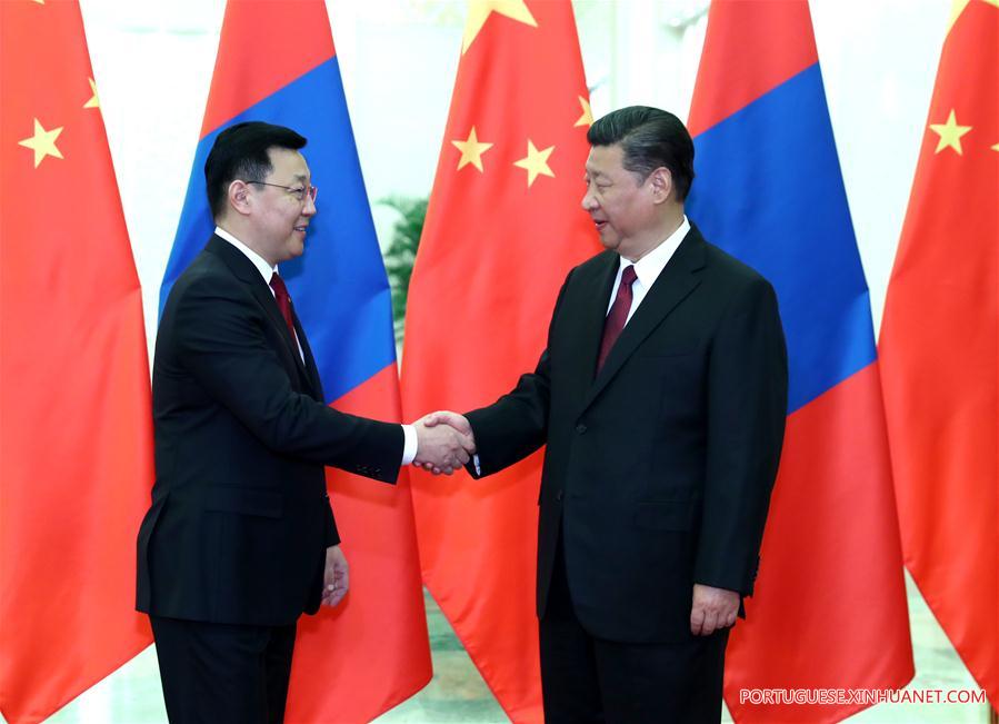 China dá boas-vindas à Mongólia para participar ativamente da construção do Cinturão e Rota
