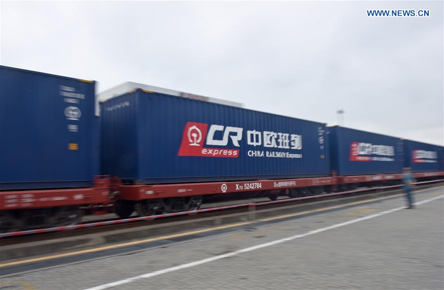 Nova rota sino-europeia de trens de mercadorias com partida em Shenzhen entra em operação