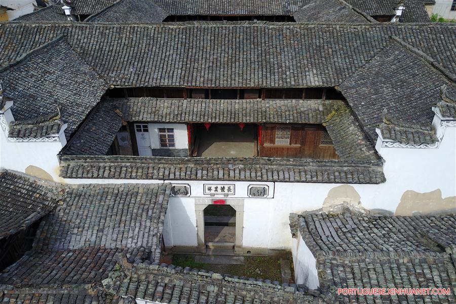 Em imagens: Moradias antigas do povo Hakka em Songyang no leste da China