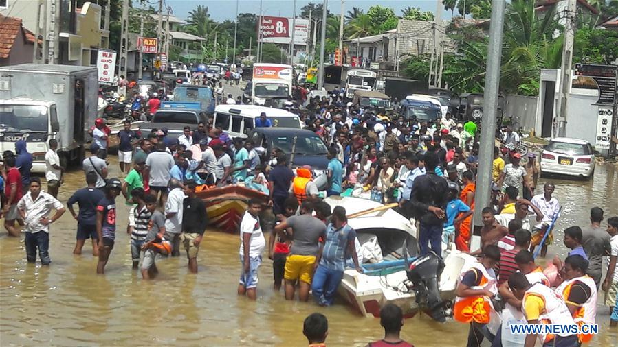 Sri Lanka pronto a enfrentar surtos epidémicos após vaga de inundações