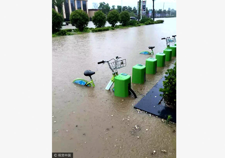 Chuvas torrenciais afetam sul da China