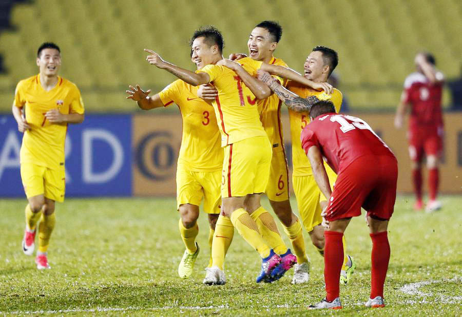 Aspirações chinesas para a Copa do Mundo 2018 desvanecem após empate contra a Síria