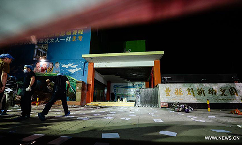Explosão em jardim de infância da província de Jiangsu gera o pânico