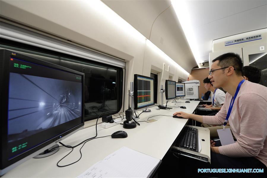 Ferrovia de passageiros Xi'an-Chengdu realizará teste conjunto