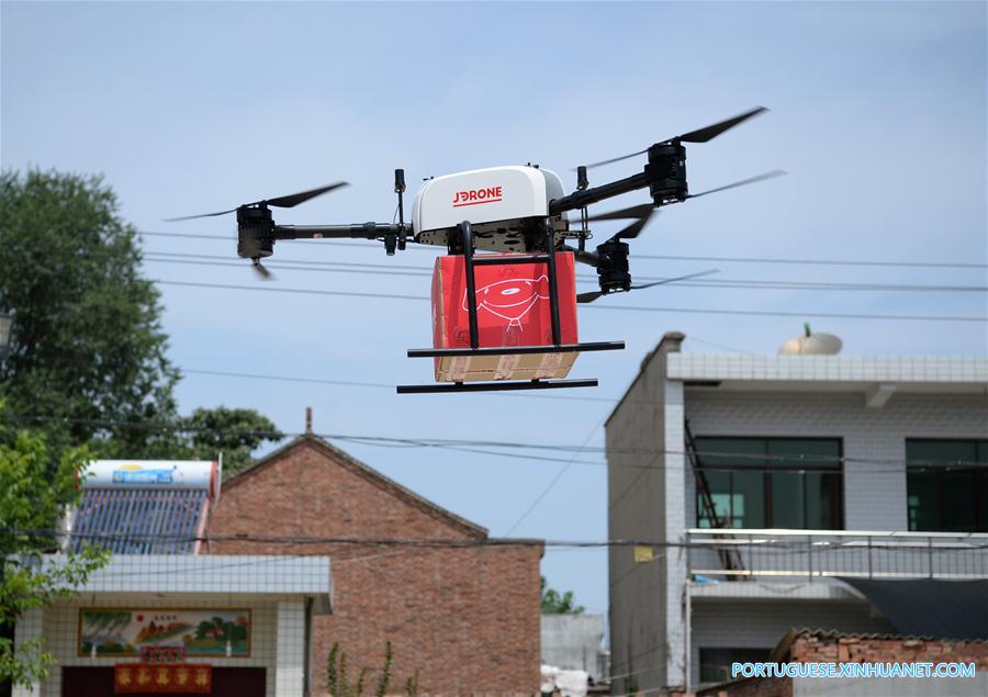 Entrega de mercadorias por drones é regularizada pelo JD.com