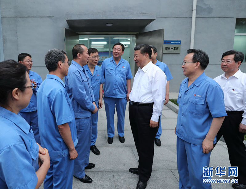 Presidente Xi inspeciona empresas em Shanxi, no norte da China