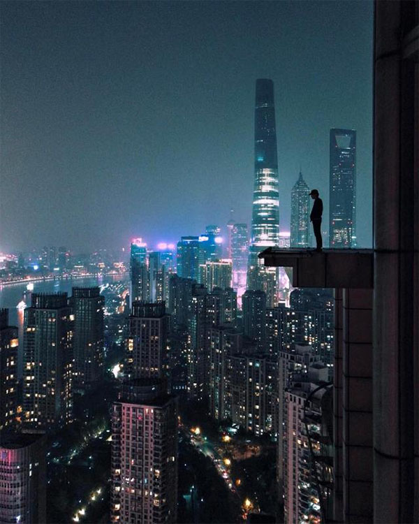 Galeria: Fotógrafa chinesa captura dinâmica surrealista de Shanghai
