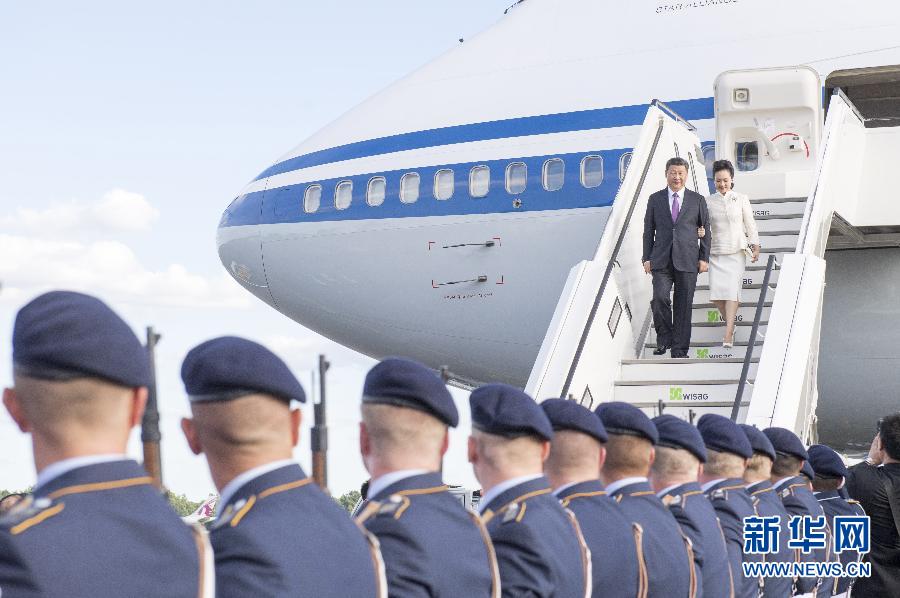 Presidente chinês chega a Berlim para visita de Estado à Alemanha