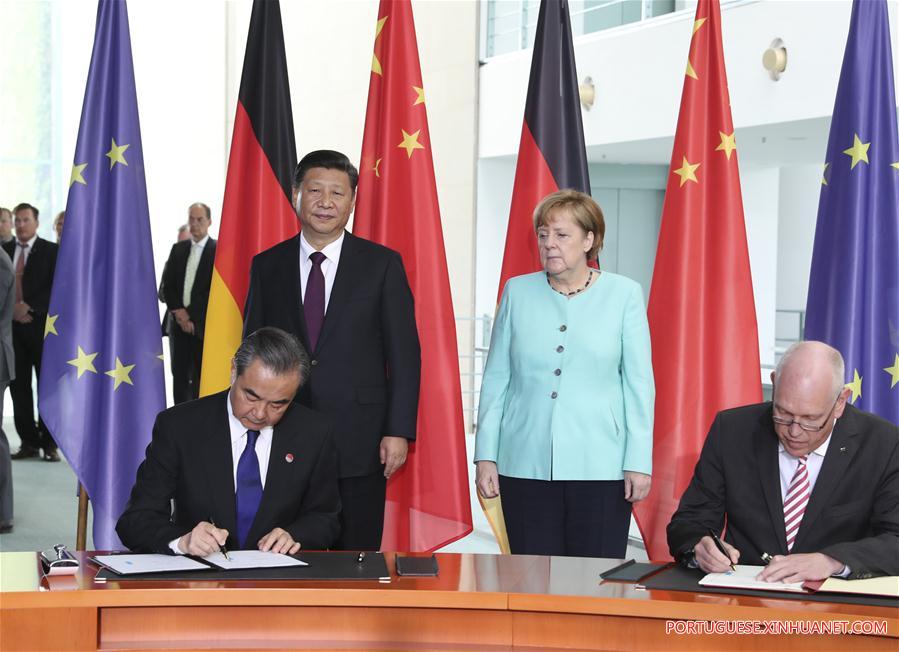 China e Alemanha prometem elevar laços bilaterais a níveis mais altos