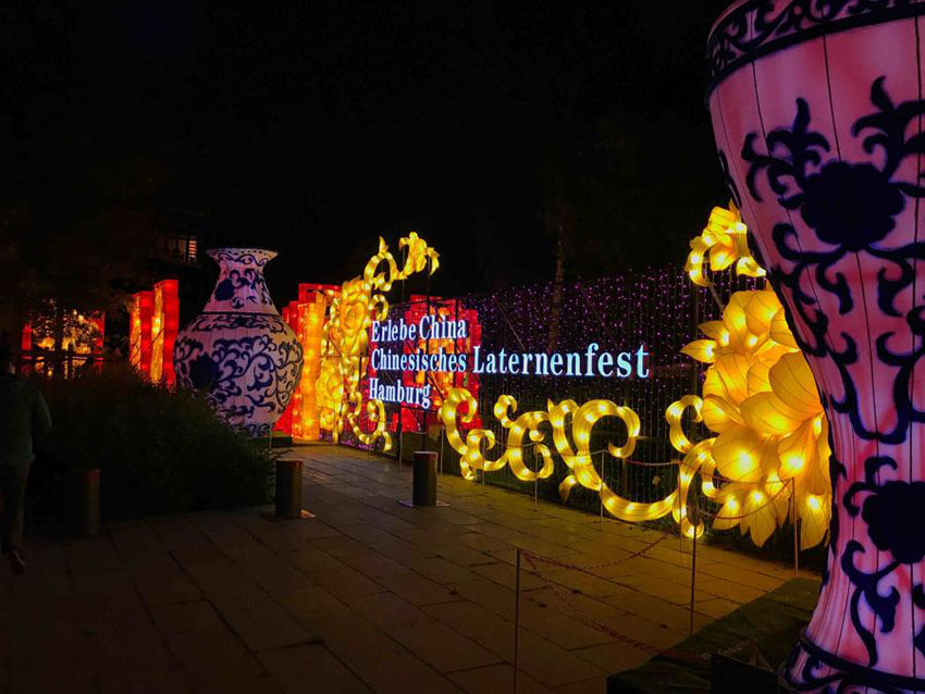 Festival de lanternas chinesas inaugurado em Hamburgo antes da Cúpula do G20