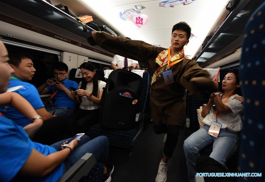 Nova ferrovia de alta velocidade ligando Baoji e Lanzhou inicia operação