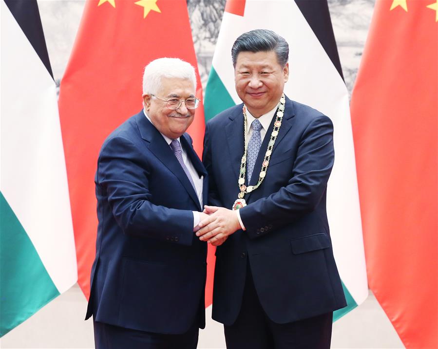 China apoia Palestina na restauração dos seus direitos nacionais legítimos