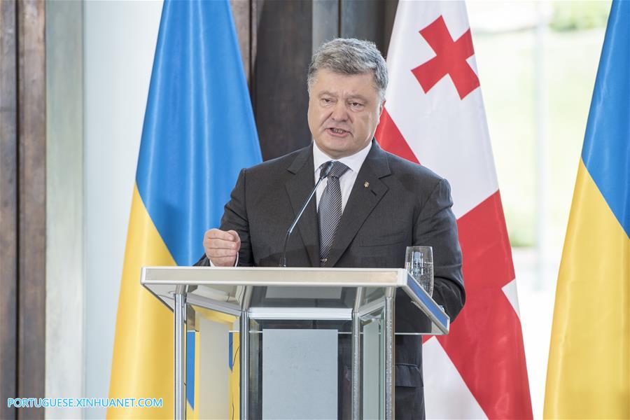 Ucrânia e Geórgia prometem trabalhar juntos em defesa
