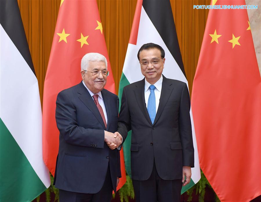 China fortalecerá cooperação com Palestina em comércio e infraestrutura