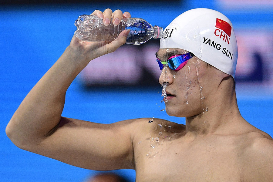Sun Yang conquista primeiro título nos 200m livres no Campeonato Mundial