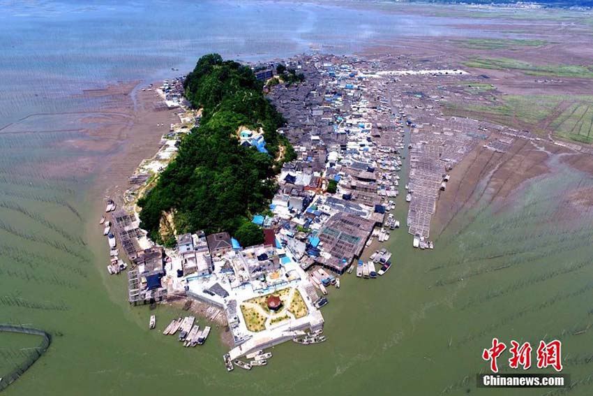 Galeria: Paisagem aérea do lodaçal de Xiapu, na província de Fujian