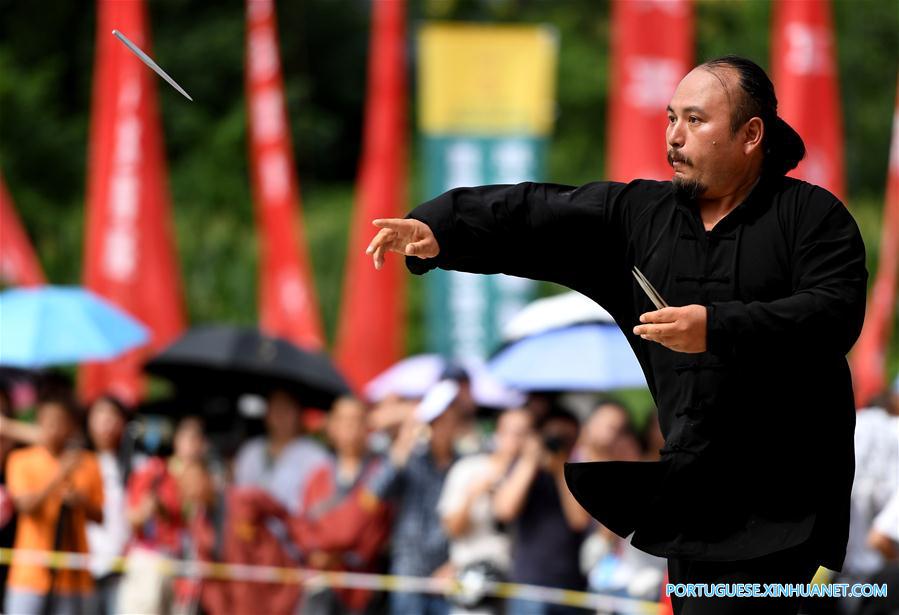 Templo Shaolin realiza competição de artes marciais