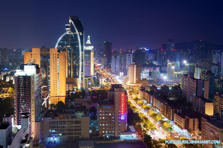 Xiamen inaugura 1.400 projetos de iluminação noturna para saudar Cúpula do BRICS