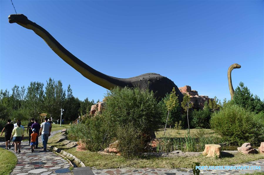 Em imagens: Parque Geológico Nacional de Dinossauros no nordeste da China