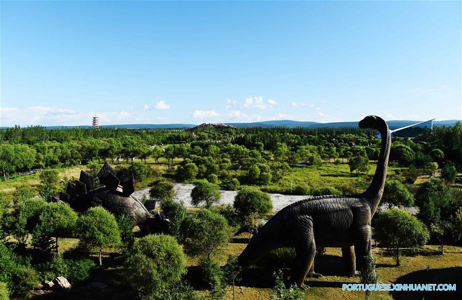 Em imagens: Parque Geológico Nacional de Dinossauros no nordeste da China