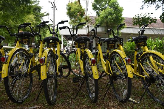 Bicicletas compartilhadas chegam à Tailândia