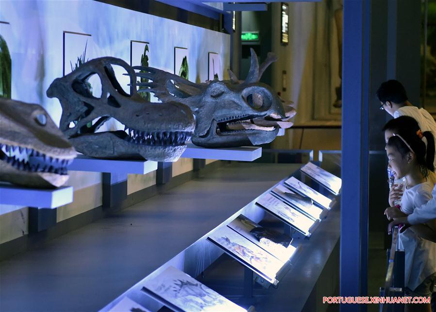 Parque de reliquias de dinossauro em Henan