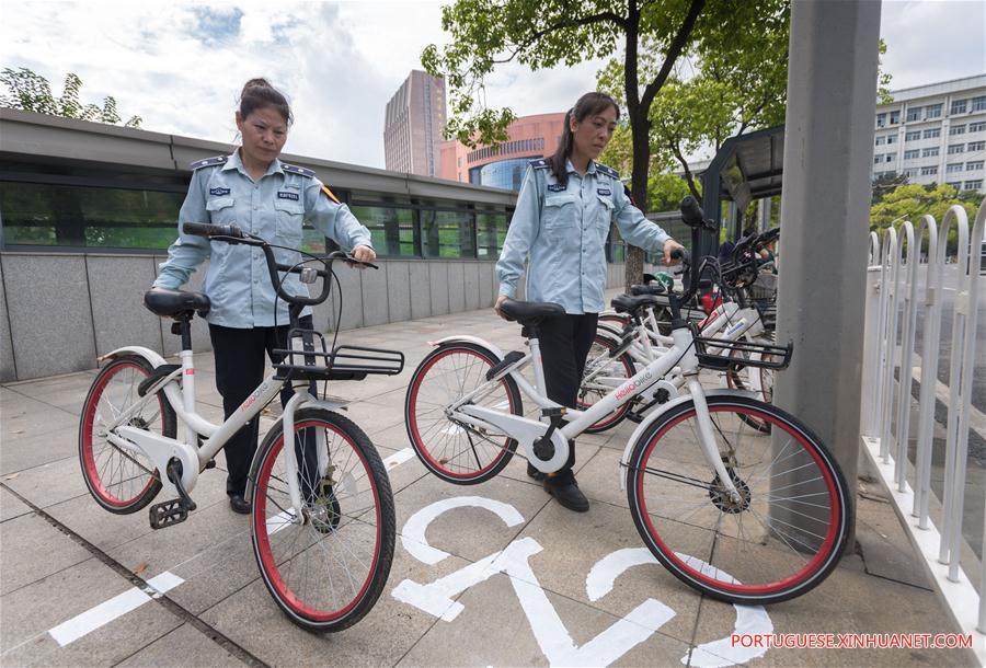 Governo de Wuhan construirá mais locais de estacionamento para bicicletas compartilhadas